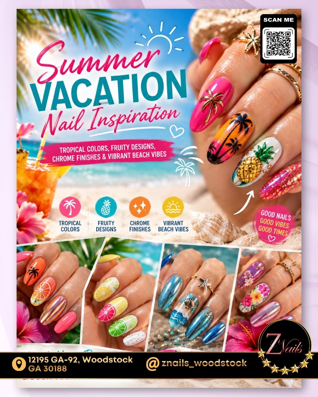 Z NAILS Woodstock, GA 30188
